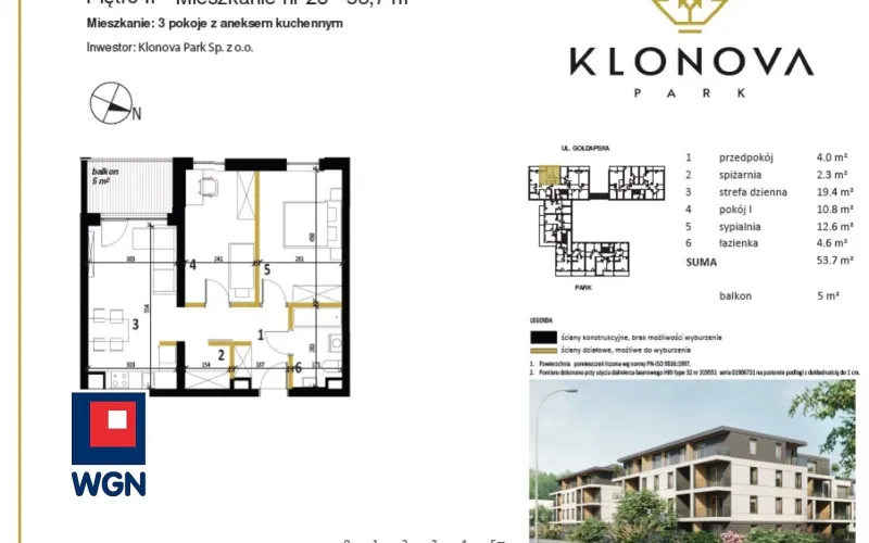 Mieszkanie na  sprzedaż Olecko - Wykończony POD KLUCZ Apartamemt nad jeziorem Olecko Wielkie | 3 pok  | 53,7m | 2 piętro